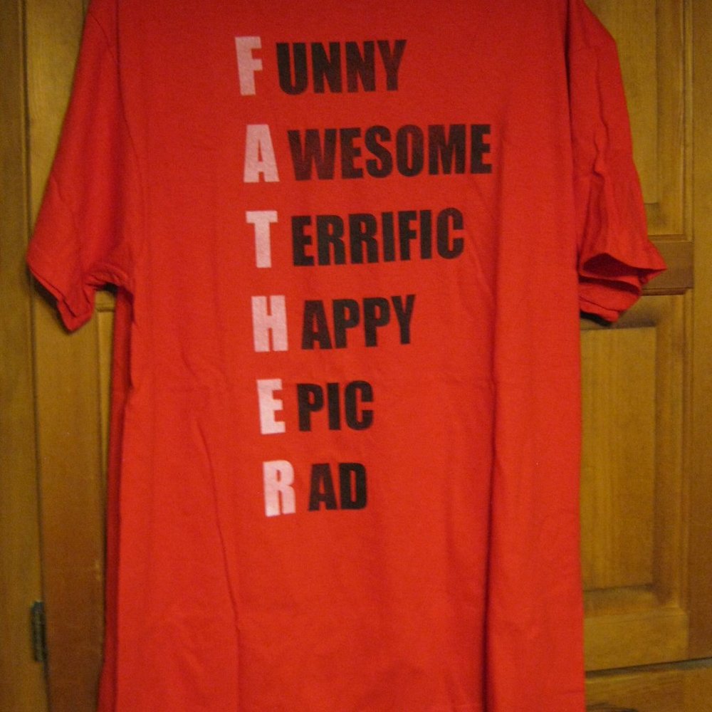 Funny Awesome Terrific Happy Epic Rad NWOT Size Large